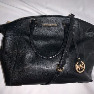 Michael Kors Black Leather Purse